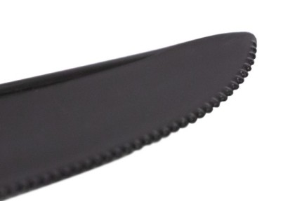 Нож из кукурузного крахмала, 186 мм, черный